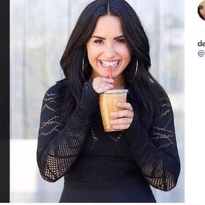 Fabletics/ Demi collaboration Philomena Top nwot